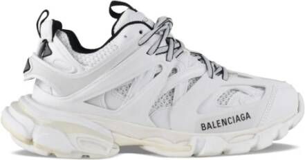 Balenciaga Zwart & Wit Track Sneakers White Dames