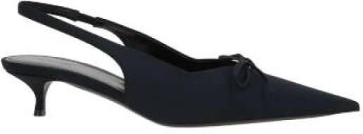 Balenciaga Zwarte hiel Slingback met strik Black Dames