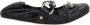 Balenciaga Zwarte Leren Ballerina Schoenen - Thumbnail 1