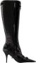 Balenciaga Boots & laarzen Cagole H90 Boots Leather Black in zwart - Thumbnail 8
