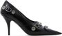 Balenciaga Zwarte Leren Hakken Pumps - Thumbnail 1