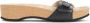 Balenciaga Zwarte Leren Sandalen - Thumbnail 1