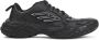Balenciaga Zwarte Leren Sneakers met Witte Details - Thumbnail 1