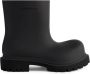 Balenciaga Zwarte Logo-Ingelegde Enkellaarzen - Thumbnail 1