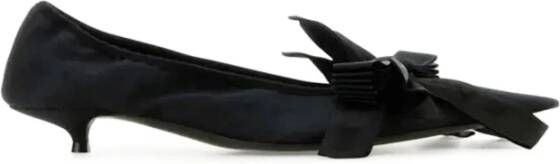 Balenciaga Zwarte Pumps met Stoffen Strik