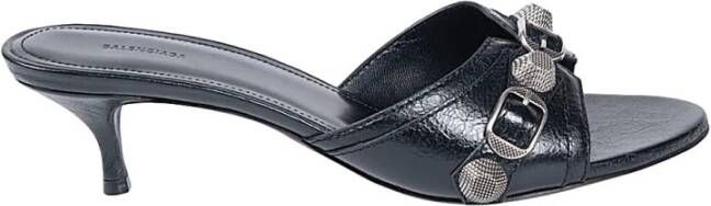 Balenciaga Zwarte sandalen met 2-inch hak Black Dames
