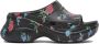 Balenciaga Zwarte Sandalen met Bloe print - Thumbnail 1