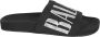 Balenciaga Zwarte Slide Sandalen met Logodetail - Thumbnail 1