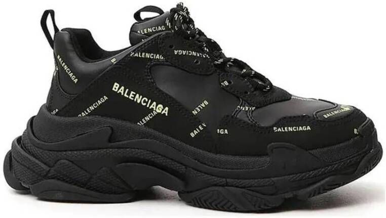 Balenciaga Zwarte Sneakers Aw24 Stijlvol Comfort