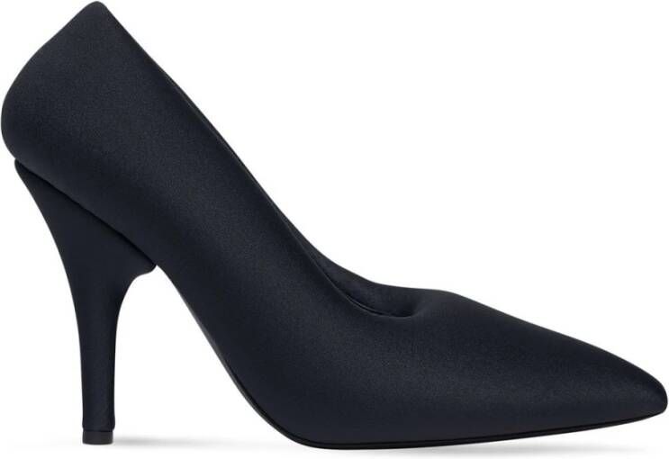 Balenciaga Zwarte XL 110mm Pumps met Puntige Neus Zwart Dames