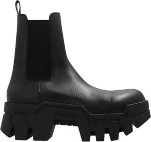 Balenciaga �BullDozer� Platform Ankle Boots Zwart Heren