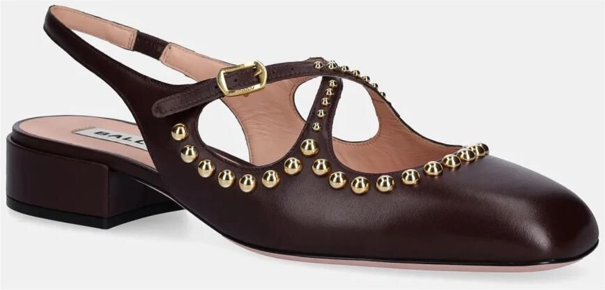 Bally 30mm Studded Leren Pumps - Foto 3