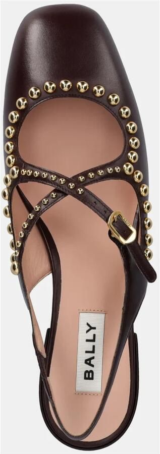 Bally 30mm Studded Leren Pumps - Foto 5