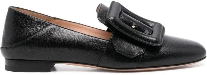 Bally Stijlvolle zwarte leren loafers Ss23