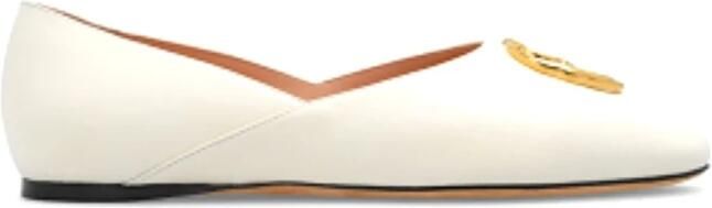 Bally Gerry Ballerinas met Gouden Metalen Detail White Dames - Foto 3
