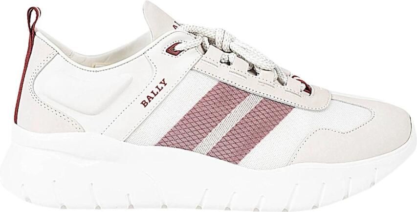 Bally Heren Sneakers met Versterkte Hiel White