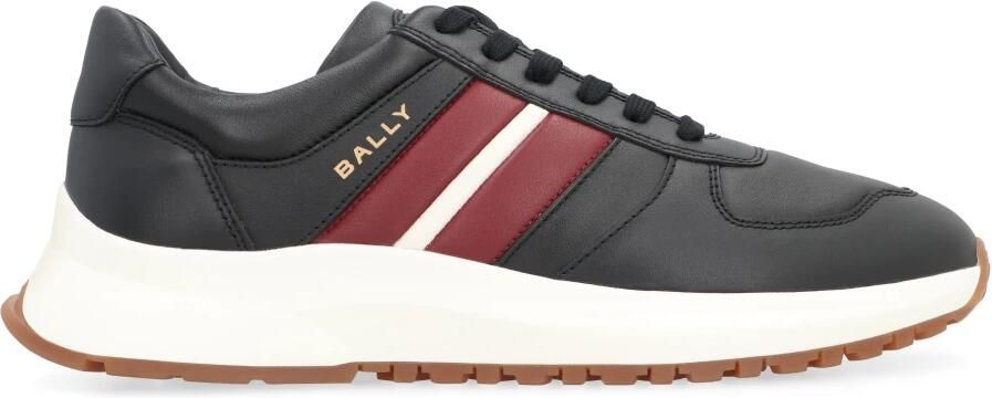 Bally Sneaker Stijl Leren Lage Schoenen Multicolor Heren - Foto 3