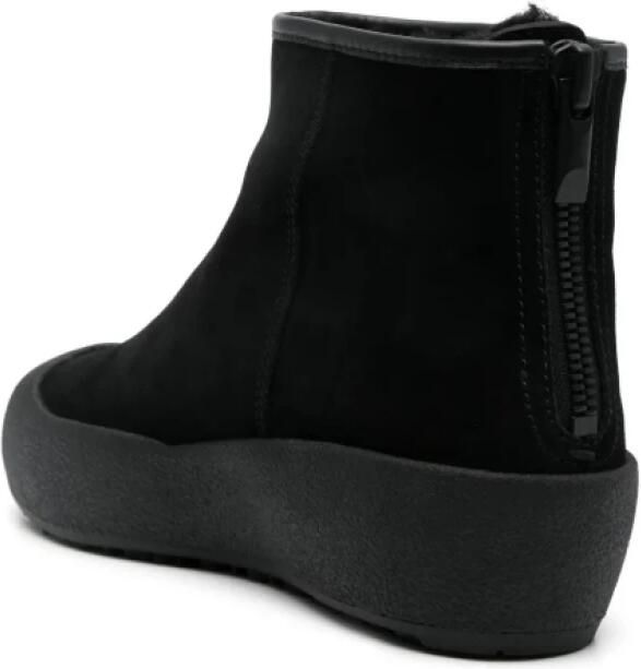 Bally Zwarte sneeuwlaarzen met achterrits Black Dames