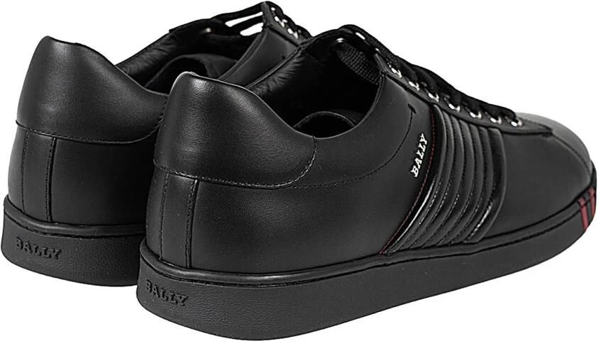 Bally Klassieke Leren Veterschoenen Zwart Heren - Foto 5