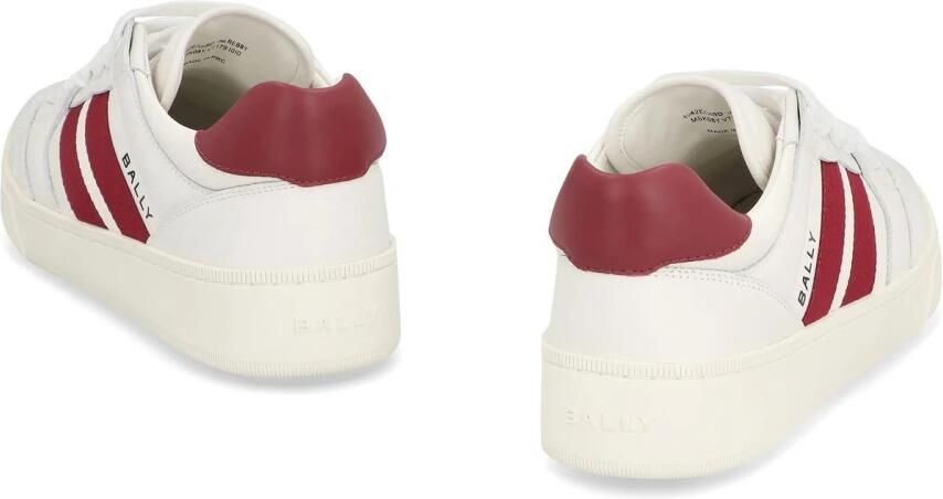 Bally Leren Low-Top Sneakers met Signature Stripes - Foto 2