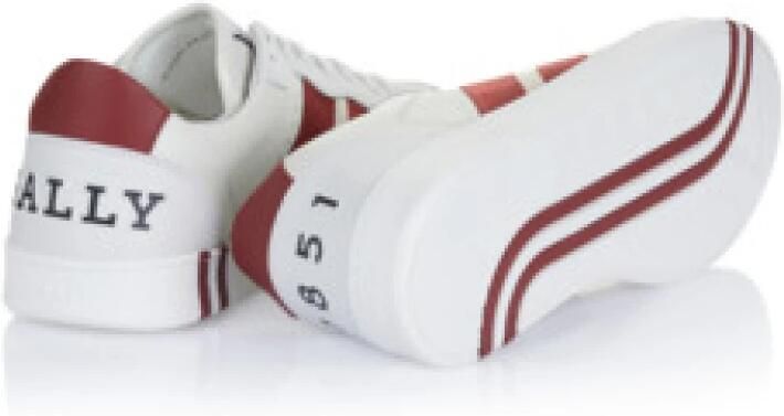 Bally Witte Heren Sneaker Comfortabele Moderne Stijl