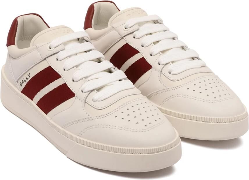 Bally Rode Leren Sneakers Stijlvol en Functioneel White Heren - Foto 2
