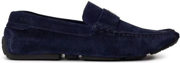 Bally Suede Loafers met Logo - Foto 2