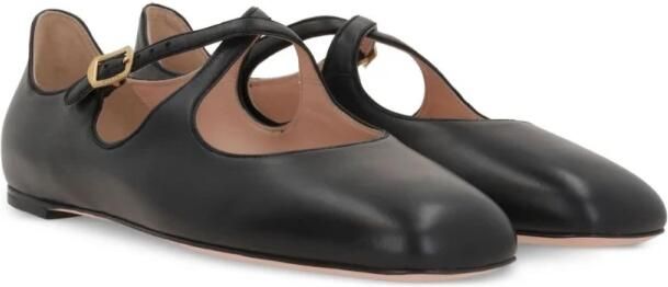 Bally Zwarte Leren Beliska Ballerina`s - Foto 3