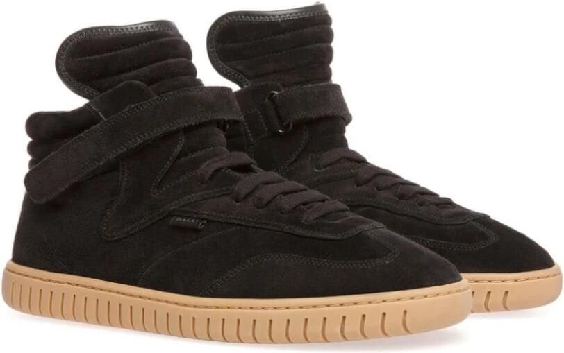 Bally Zwarte Suède Casual Sneaker