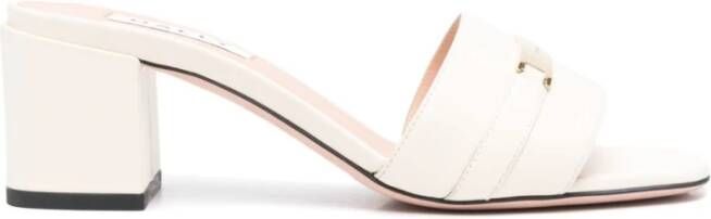 Bally Beige Blokhak Sandalen