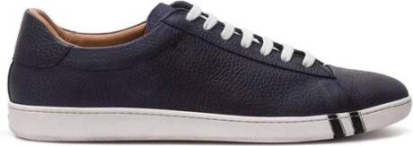 Bally Blauwe Leren Sneaker Stijlvol Ontwerp Blue Heren