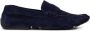 Bally Blauwe Suède Loafers met Logodetail - Thumbnail 1
