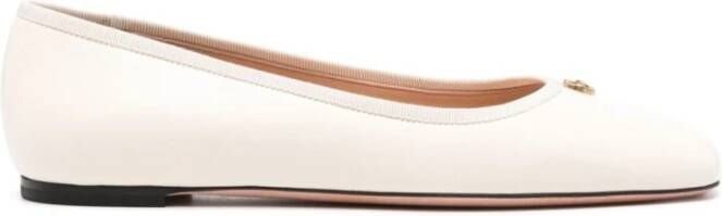 Bally Bone White Ballerina Schoenen White Dames