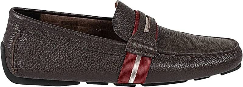 Bally Comfortabele Slip-On Loafers voor Heren Brown Heren