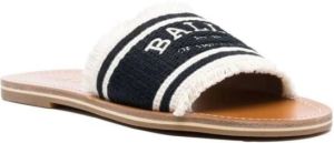 Bally Flat Sandals Zwart Dames