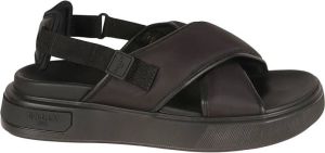 Bally Flat Sandals Zwart Heren