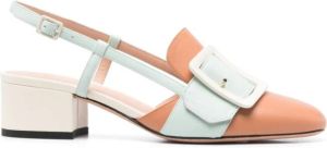 Bally Heeled Mules Oranje Dames