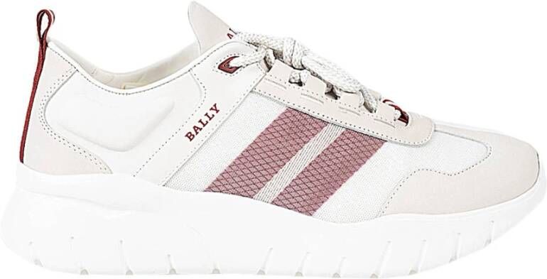 Bally Heren Sneakers met Versterkte Hiel White Heren