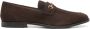 Bally Koffiebruin Leren Gestapelde Hak Schoenen - Thumbnail 1