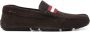 Bally Koffiebruine platte rubberen zool schoenen - Thumbnail 1