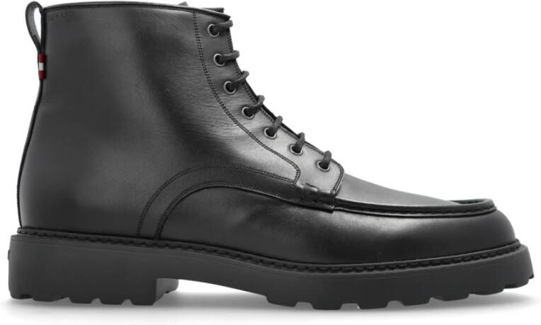 Bally Leren enkellaarzen Gaverin