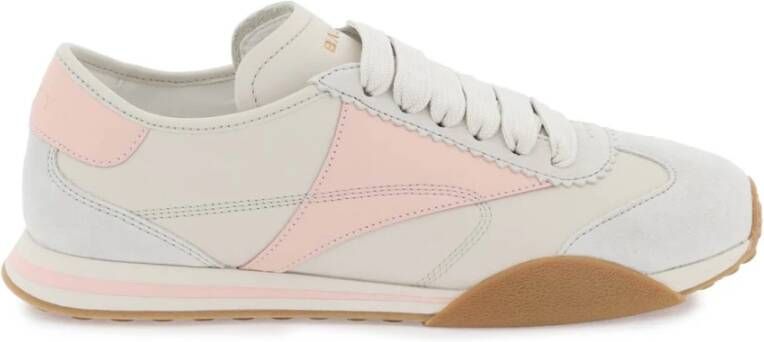 Bally Leren Sonney Sneakers met Gouden Accenten Multicolor Dames