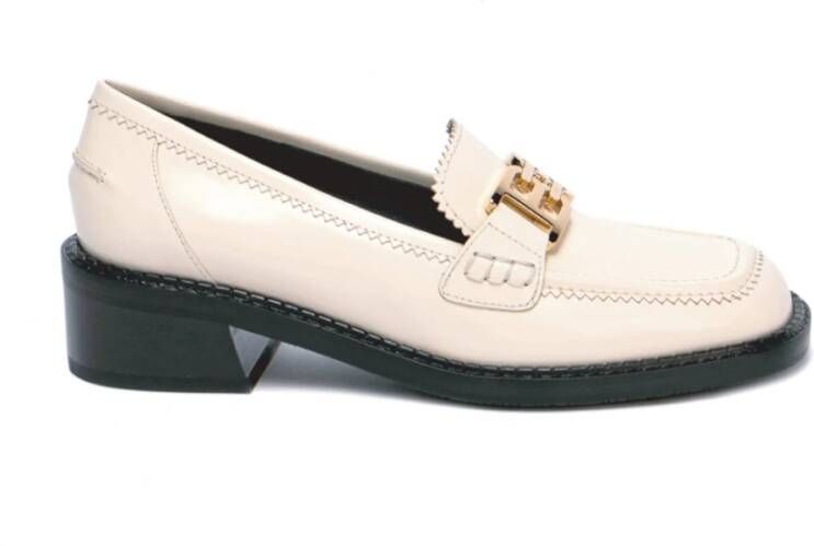 Bally Loafers White Dames