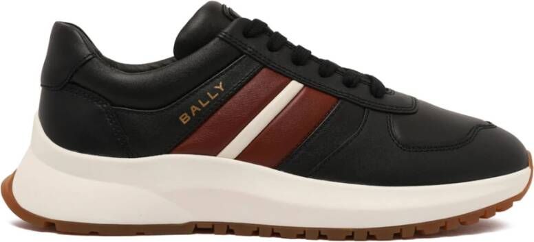 Bally Sneaker Stijl Leren Lage Schoenen Multicolor Heren