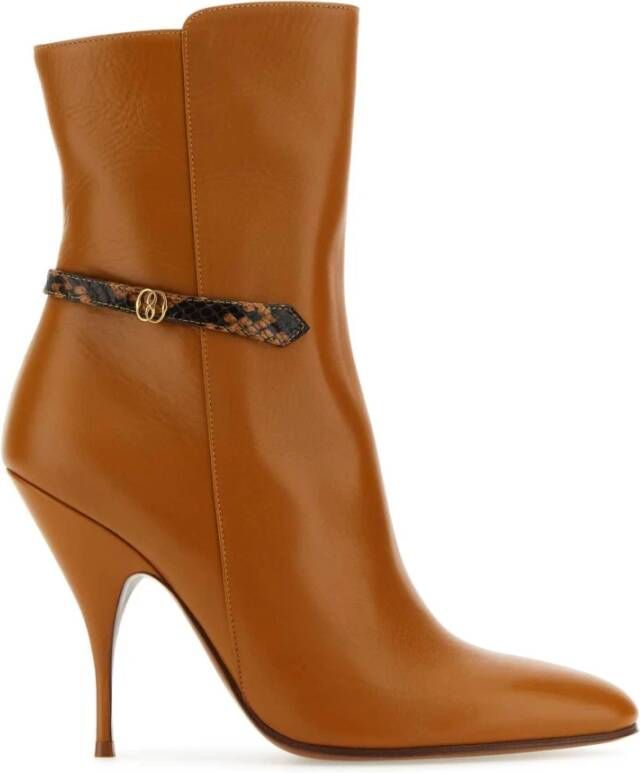 Bally Karamel Odeya Enkellaarzen Brown Dames