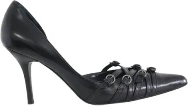 Bally Pre-owned Leather heels Black Dames