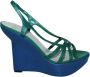 Bally Pre-owned Leather heels Green Dames - Thumbnail 1