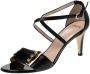 Bally Pre-owned Leather sandals Black Dames - Thumbnail 1