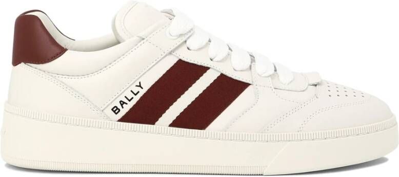 Bally Rebby Leren Sneakers White Heren