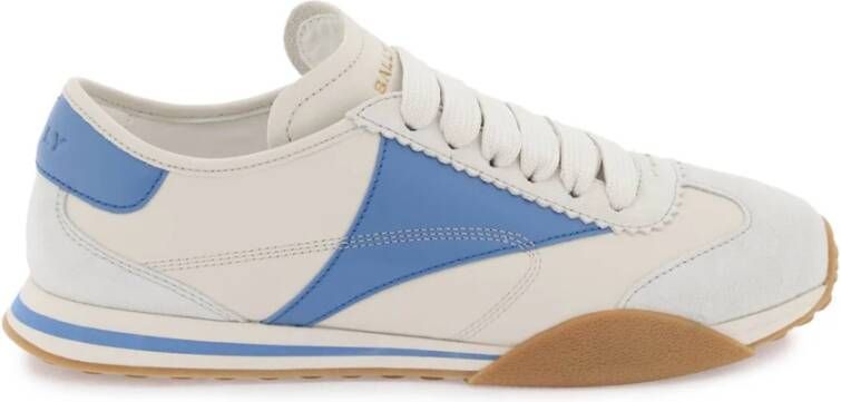 Bally Leren Sonney Sneakers met Contrasterende Inzetstukken Multicolor Dames